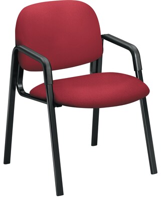 HON Solutions Seating Fabric Guest Chair, Marsala, Fixed Arms (HON4003CU63T)