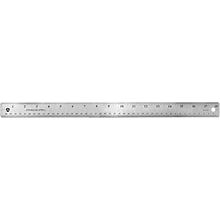 Staples Stainless Steel Ruler with Non Slip Cork Base 18 (51899)