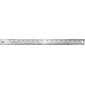 Staples Stainless Steel Ruler with Non Slip Cork Base 18" (51899)