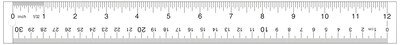 Staples Acrylic Ruler 12 Clear (51882)