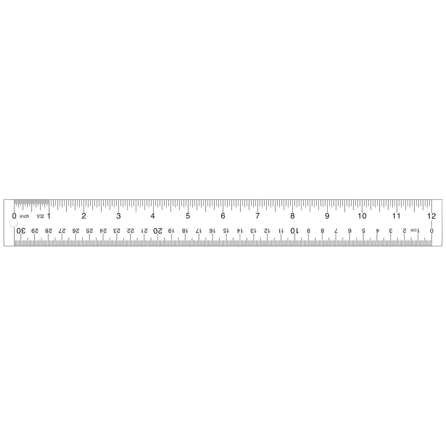 Staples Acrylic Ruler 12 Clear (51882)