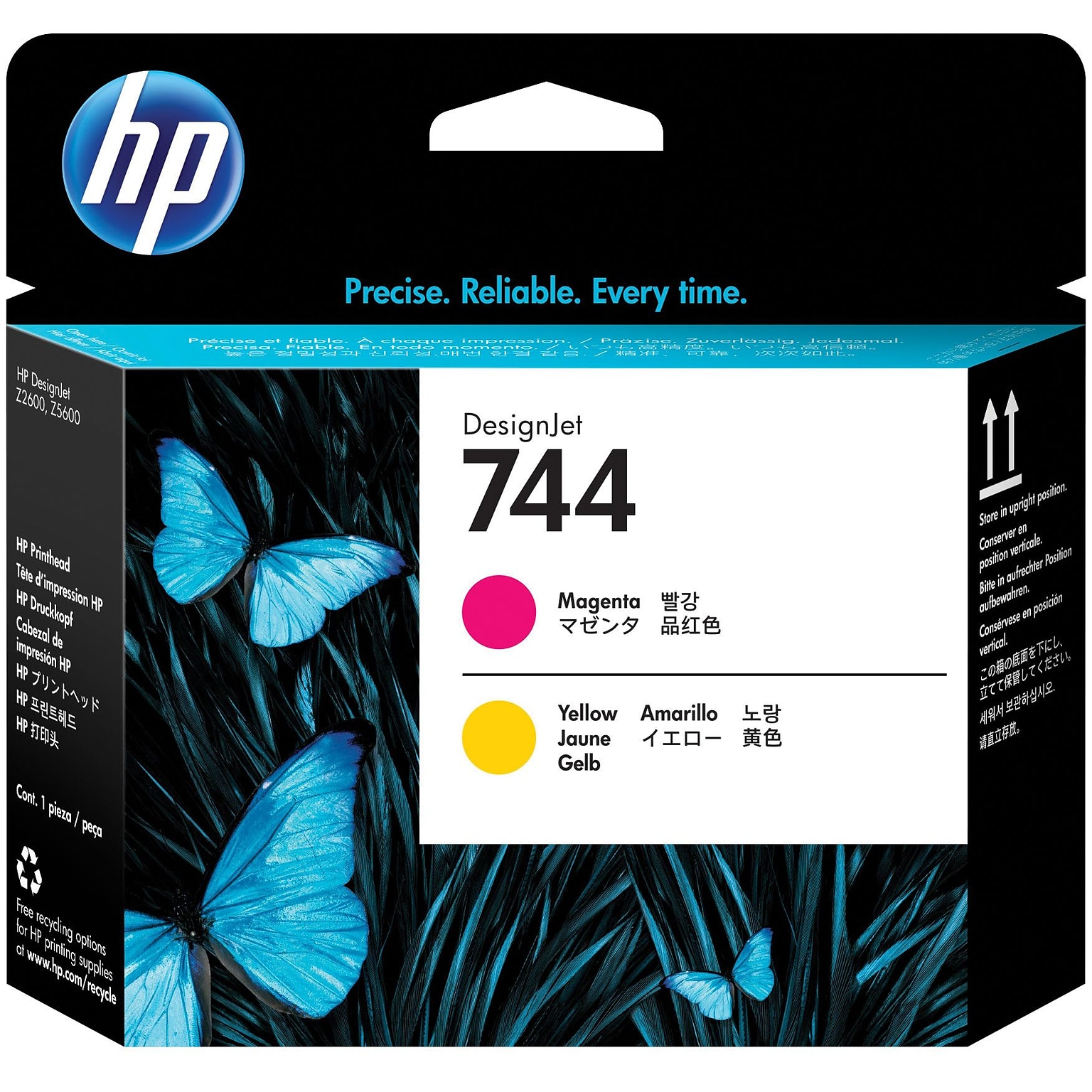 HP 744 Magenta & Yellow DesignJet Printhead