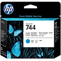 HP 744 Photo Black& Cyan DesignJet Printhead