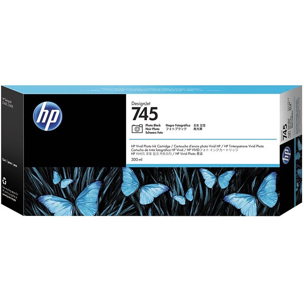 High (F9K04A) 745 Photo Black Yield Ink Cartridge HP