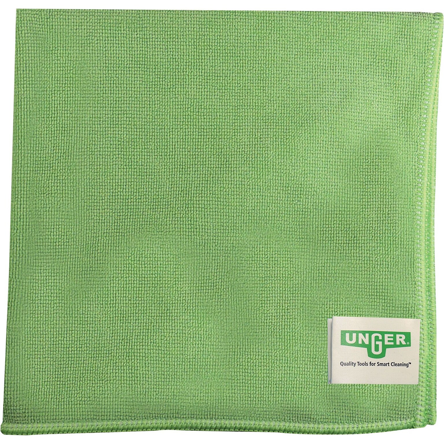 Unger Heavy Duty Nylon Cleaning Wipers, Green, 10 Wipers/Box (UNGMF400)