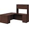 HON 10500 Series L-Station, Stack-On Storage, Left, Mahogany Finish