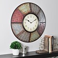 FirsTime® 20.5 Oversized Patchwork Wall Clock