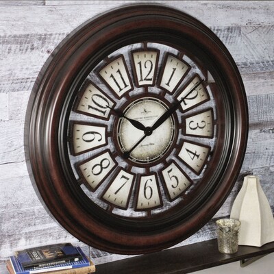 FirsTime® 29" Oversized Majestic Hollow Wall Clock