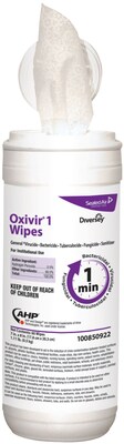 Oxivir® 1 Accelerated Hydrogen Peroxide Disinfecting Wipes, 60 Wipes, 7 In. x 8 In., 12/CT
