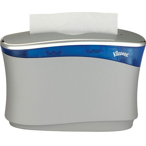 Kleenex® Reveal Countertop System Hand Towel Dispenser, Soft Grey (51904)