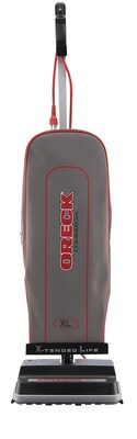 Oreck® Commercial Endurolife V-Belt LEED Compliant Upright Vacuum Cleaner, Gray/Red