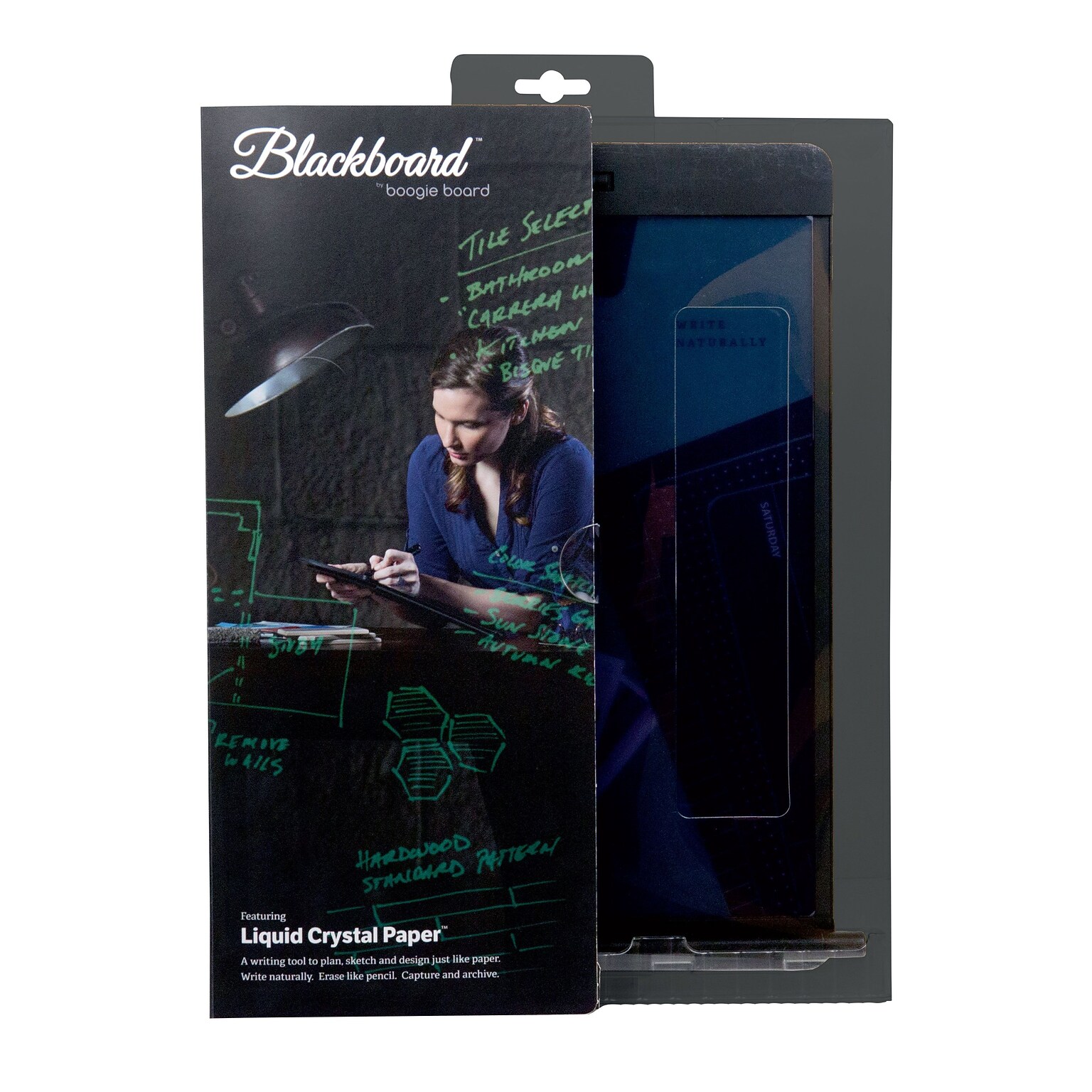 Boogie Board Blackboard Smart Scan Reusable Writing Tablet, 8.5" x 11