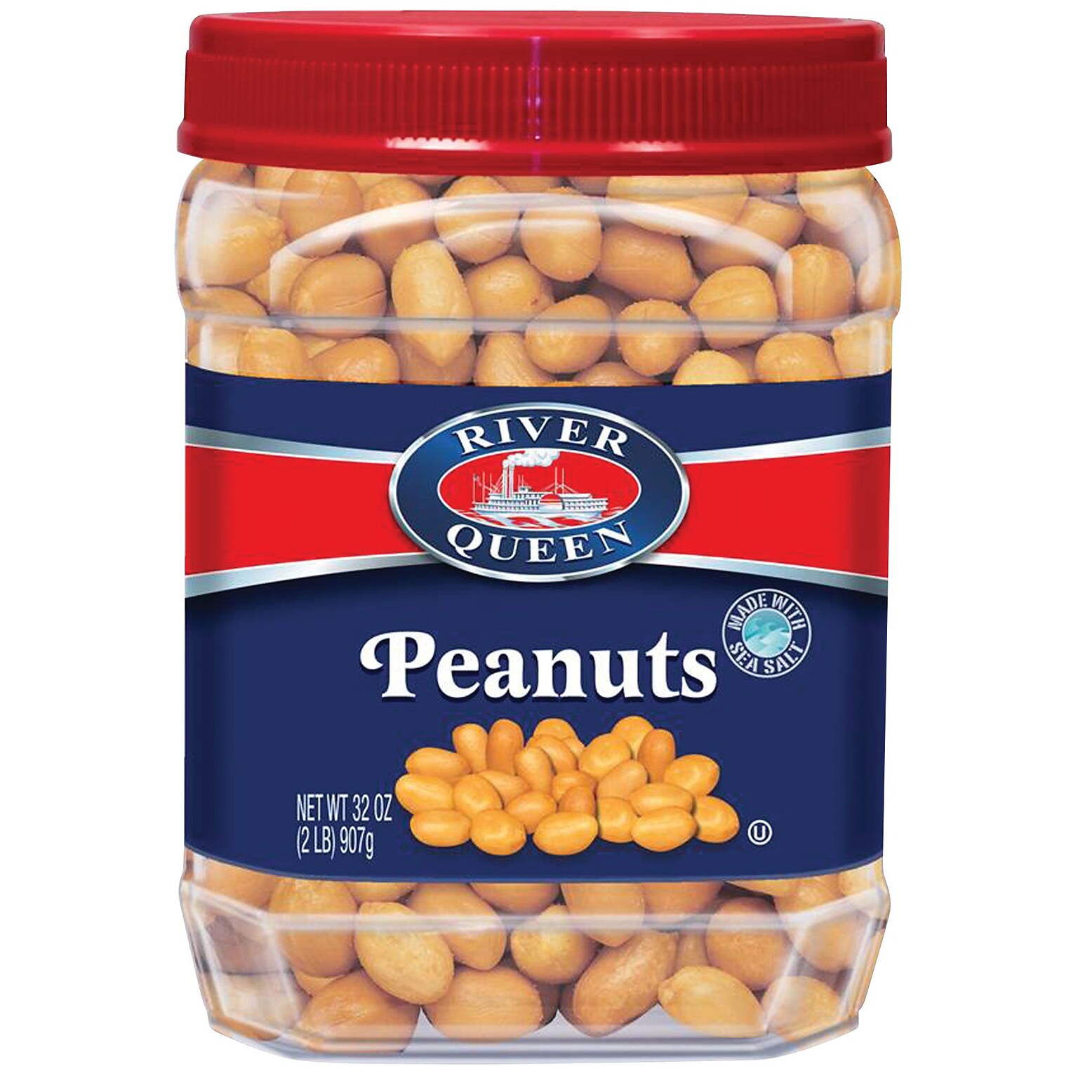 River Queen Salted Peanuts, 32 Oz.