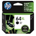 HP 64XL Black High Yield Ink Cartridge (N9J92AN#140), print up to 600 pages