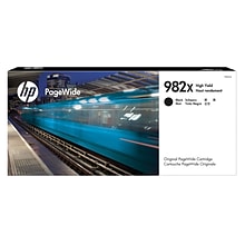 HP 982X Black High Yield Ink Cartridge, Prints Up to 20,000 Pages (T0B30A)