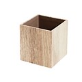 Staples® Pencil Cup, Wood Paperboard