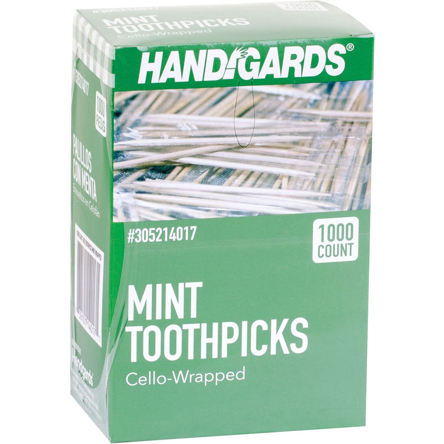 Handgards® Individually Wrapped Mint Toothpicks, 12,000/CT