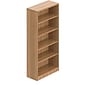 Offices to Go Superior Laminate 71"H 4-Shelf Bookcase with Adjustable Shelves, Autumn Walnut (TDSL71BC-AWL)