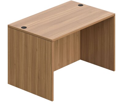Offices To Go Superior Laminate 48 Rectangular Desk Shell, Autumn Walnut (TDSL4830DS-AWL)