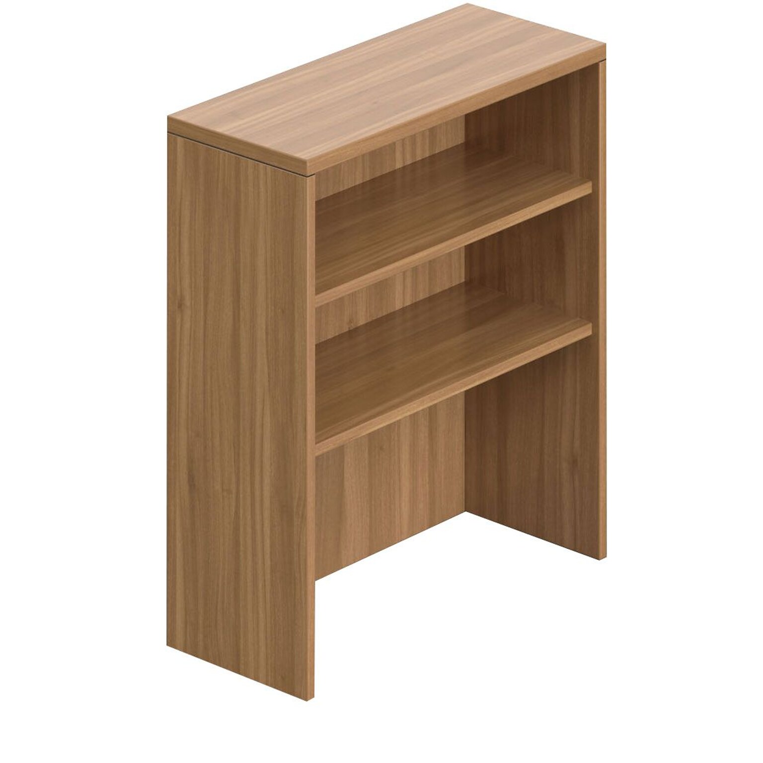 Offices To Go Superior Laminate 36H Table Top Bookcase, Autumn Walnut Laminate