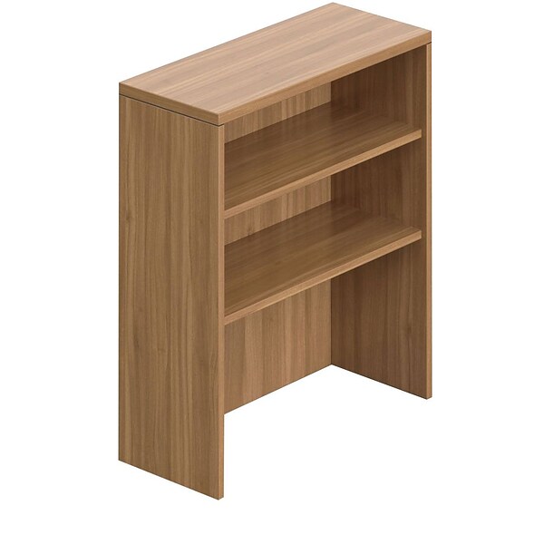 Offices To Go Superior Laminate 36 Table Top Bookcase, Autumn Walnut Laminate