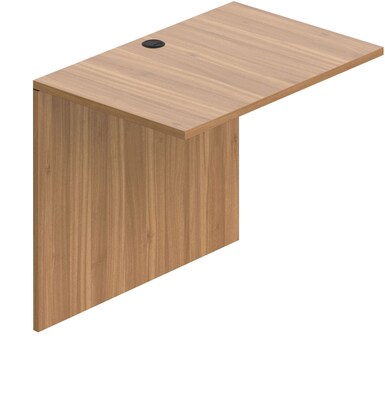 Offices To Go® Superior Laminate 36 Flush Bridge, Autumn Walnut Laminate