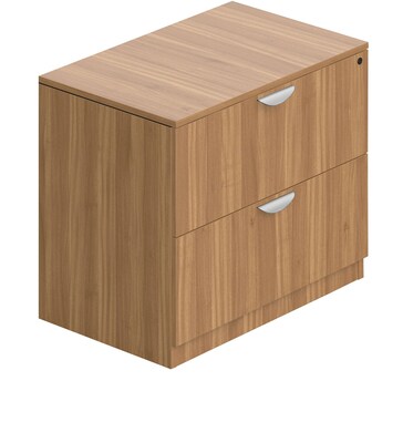 Offices to Go Superior 2-Drawer Lateral File Cabinet, Letter/Legal, 29.5H x 36W x 22D, Autumn Wal