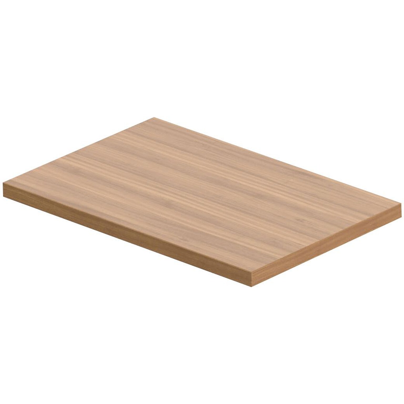 Offices To Go Superior Laminate Top for BBF and FF, Autumn Walnut Laminate (TDSL22TOP-AWL)