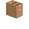 Offices To Go Superior Laminate 22D Hanging Box/File Pedestal with Lock, Autumn Walnut Laminate