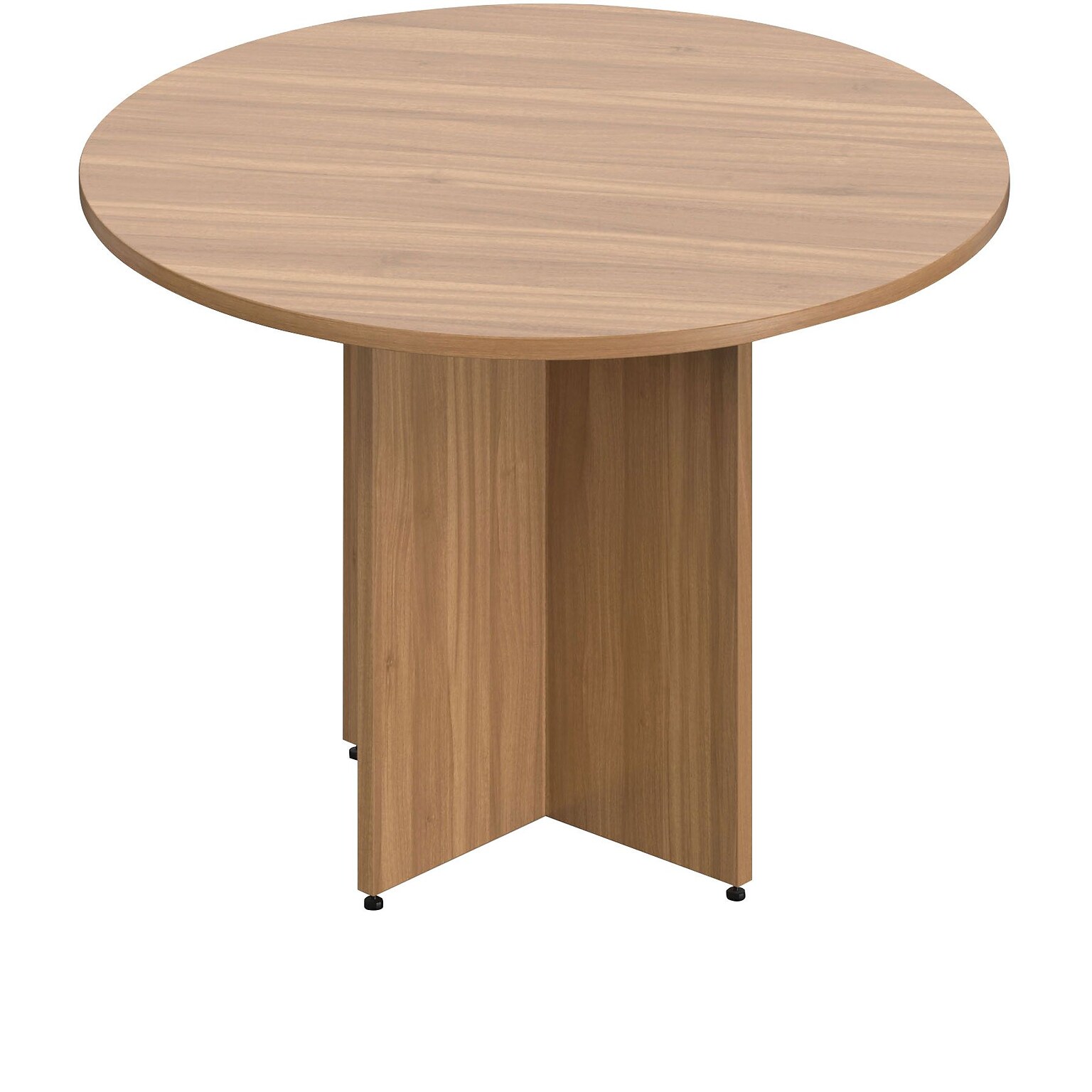 Offices To Go Superior Laminate 42 Round Table, Autumn Walnut (TDSL42R-AWL)