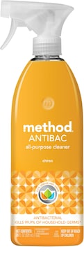 Method® Disinfectant Antibacterial Spray, Citron, 28 Oz.