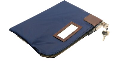 Honeywell Key Lock Deposit Bag, Navy (6505)