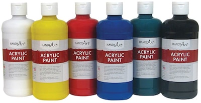 Handy Art Acrylic Paint 16oz 6 Set Student