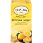 Twinings® Lemon & Ginger Herbal Tea Bags, 25/Box (TNA85145)