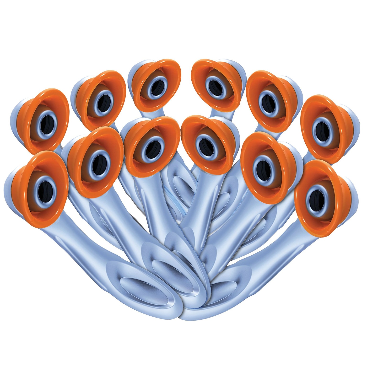 Harebrain WhisperPhone Element, Ages 4+ Blue/Orange, 12/Set (HB-WPE12)