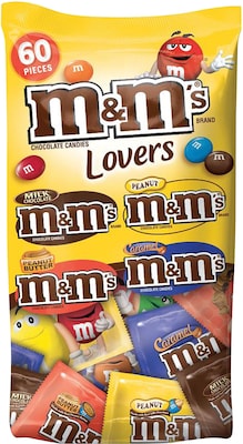 M&M's® Fun Size® Variety Mix, 32.9 oz., 60 Pieces/Bag, (MMM56025/51793)