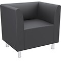 HON Club Chair, Fixed Arms, Charcoal Fabric (BSXVL893ES19)