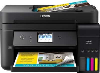 Epson WorkForce ET-4750 EcoTank Wireless All-in-One Color Printer