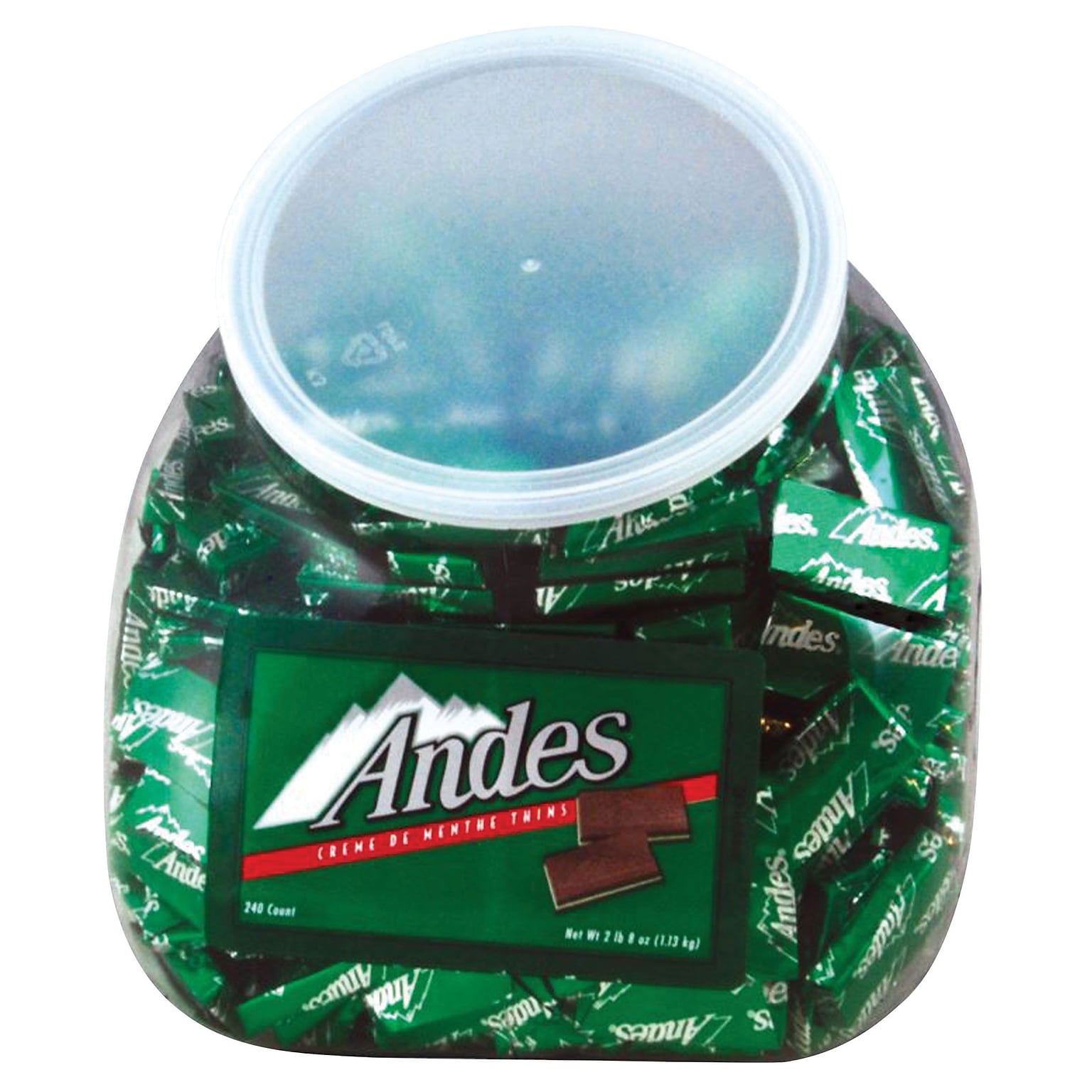 Andes Creme de Menthe Thins, 240 Pieces/Tub (090215)