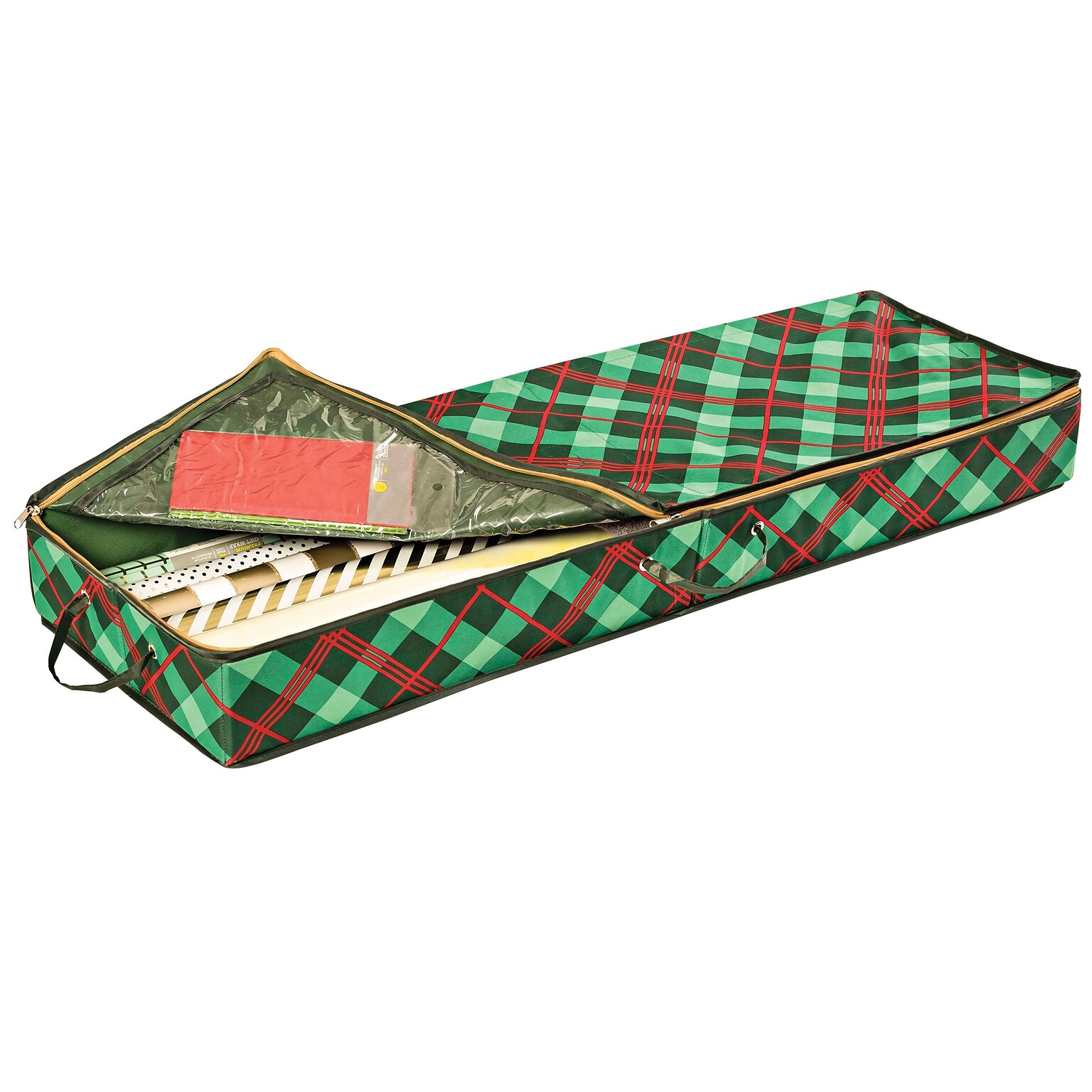 Honey Can Do Plaid Gift Wrap Organizer (SFT-07749)