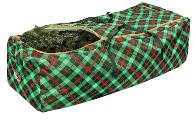 Honey Can Do Plaid Rolling Tree Storage Bag (SFT-07750)