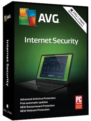 AVG Internet Security 2019, 3 PC 2 Year (2AVUBVH3MXVYEBB)