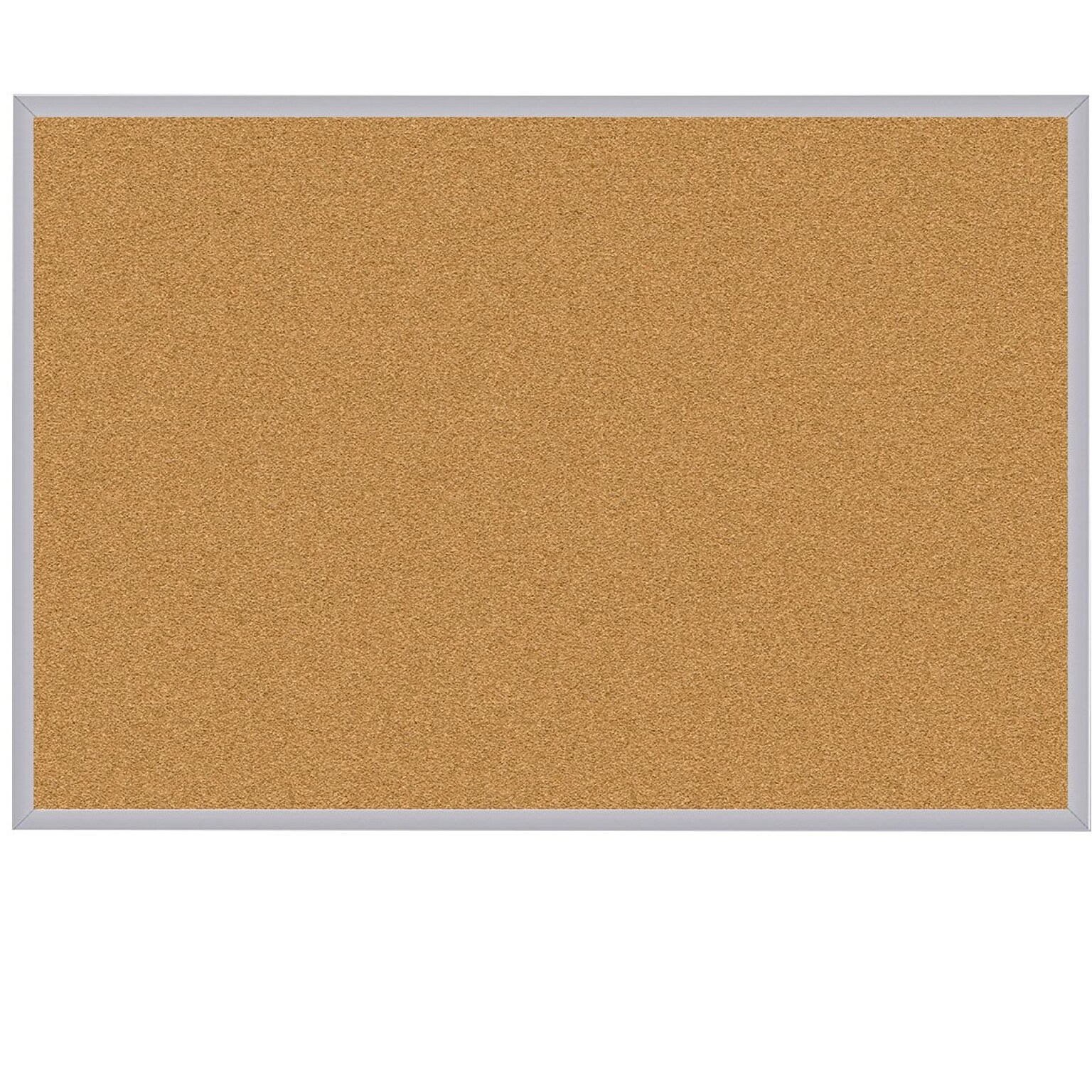 Ghent Cork Bulletin Board, Aluminum Frame, 4 x 12 (AK412)