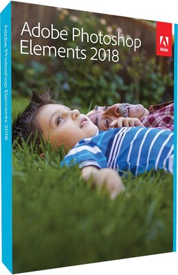 Adobe Photoshop Elements 2018 for Windows/Mac (1 User) [Boxed]