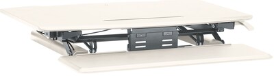 HON 35W Desktop Riser with Keyboard Tray, White (BSXRISERWHT)