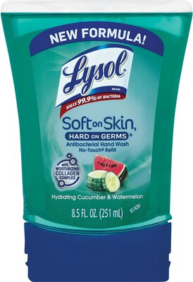 Lysol® No-Touch® Hand Soap Refill, Cucumber Splash, 8.5 oz.