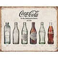Coca-Cola® Vintage Tin Sign, Bottles