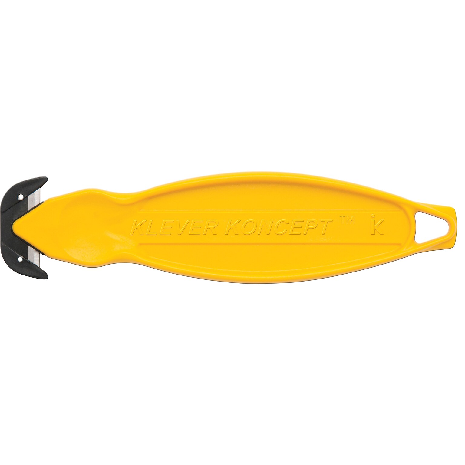 Klever Koncept Safety Cutter, Yellow, 5-3/4, 10-Pack (KCJ-2Y)