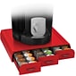 Mind Reader Anchor Coffee Pod Storage Drawer For 36 K-Cup, Red (TRY3PC-RED)