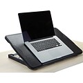 Mind Reader Adjustable Foldable Laptop Table, Black, (FLTABLE-BLK)